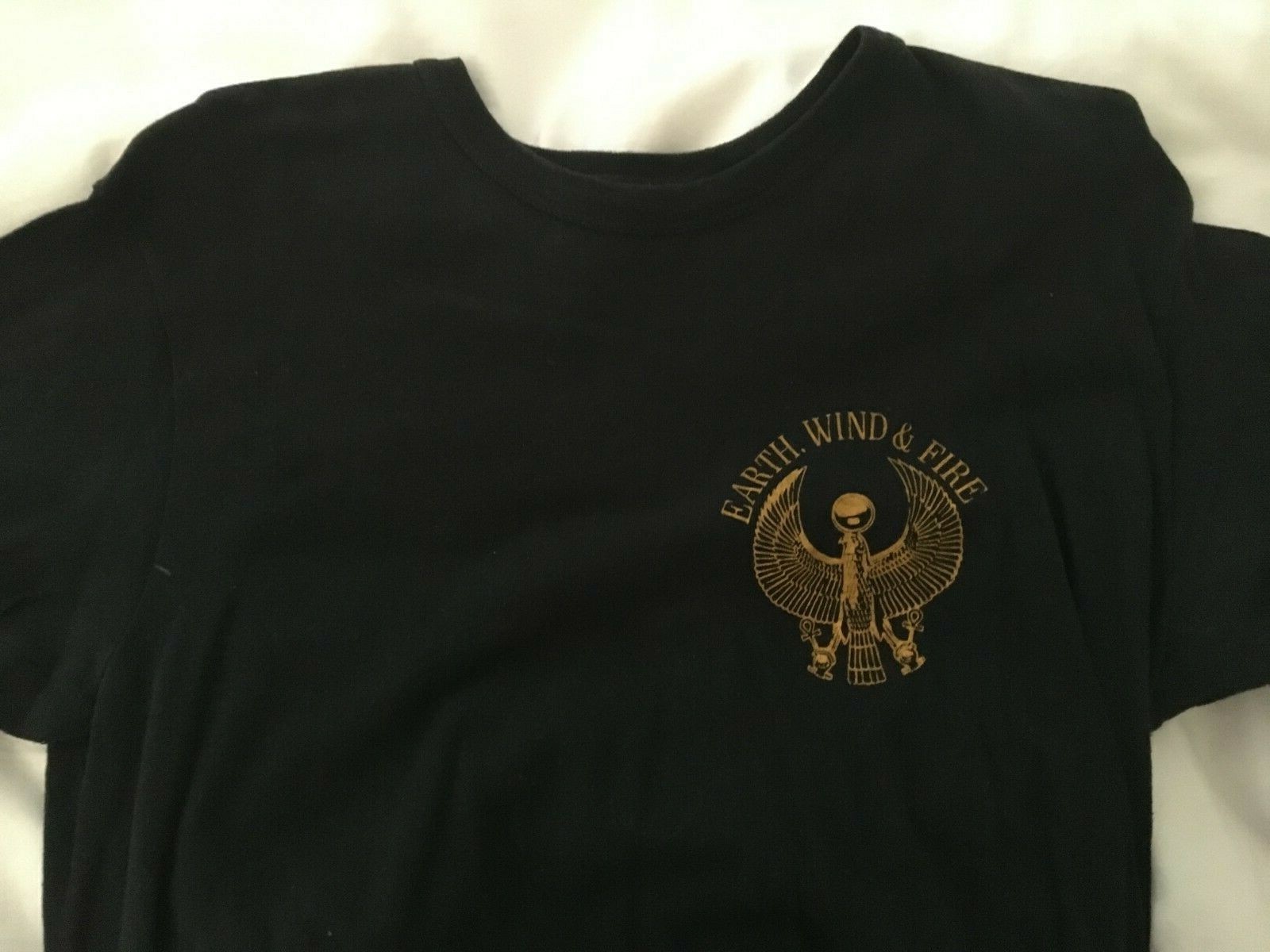2 Sides 1979 Earth Wind and Fire Concert T-Shirt Black Full size HL607 gallery