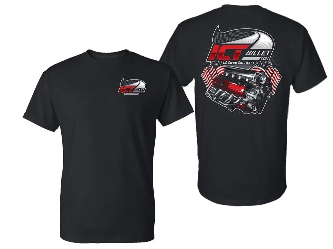 ICT Billet LS Swap Engine T-Shirt, Graphic Unisex Shirt, Casual Style Cotton Tee gallery