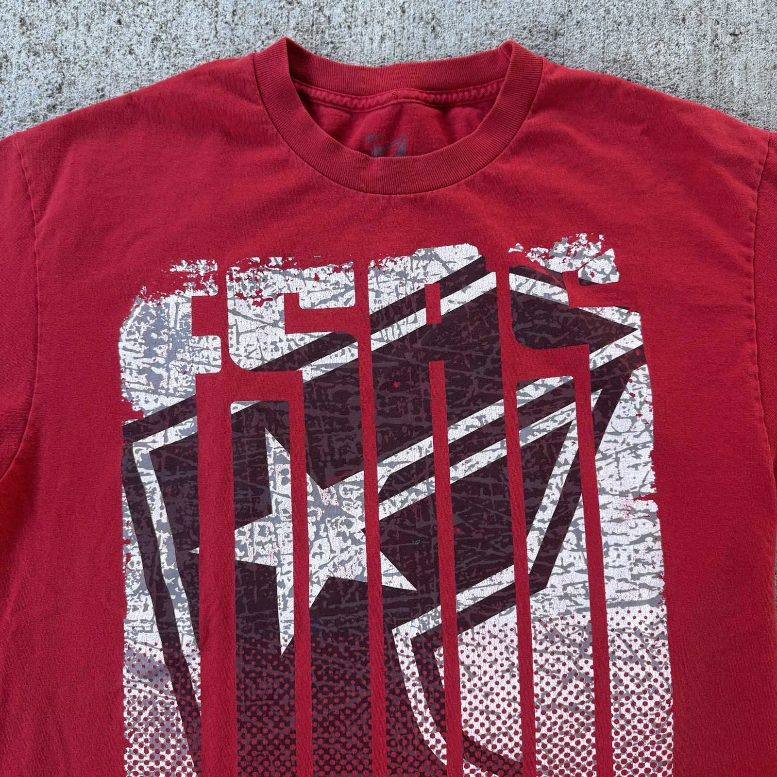 Y2K Famous Stars And Straps Rob Dyrdek Graphic T Shirt Skate Red Size Large gallery