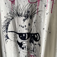 Vtg Y2K Style Ed Hardy Destroy Punks Not Dead Tattoo Tee Tank Skull Sz XXL
