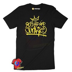Men’s Graphic Design T Shirt 90’s Hip Hop Junkie Urban Street Graffiti Tag Tee