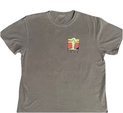 Yellowstone Double-Sided Graphic Logo Crew Neck Short Sleeve T-Shirt Gray M