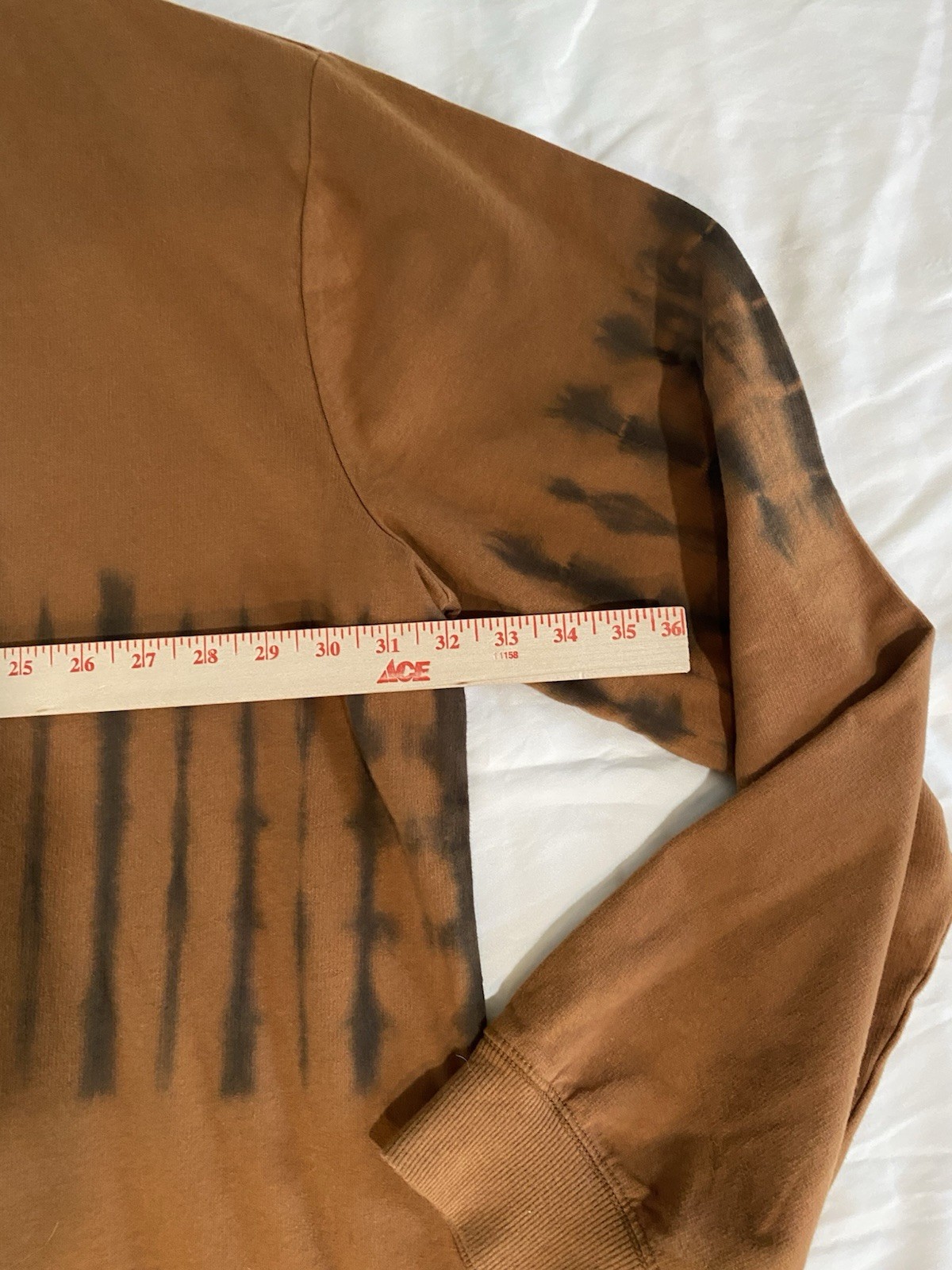 Original Use Men’s Pullover Shirt With Graphics Long Sleeve Camel Brown SZ 4X gallery