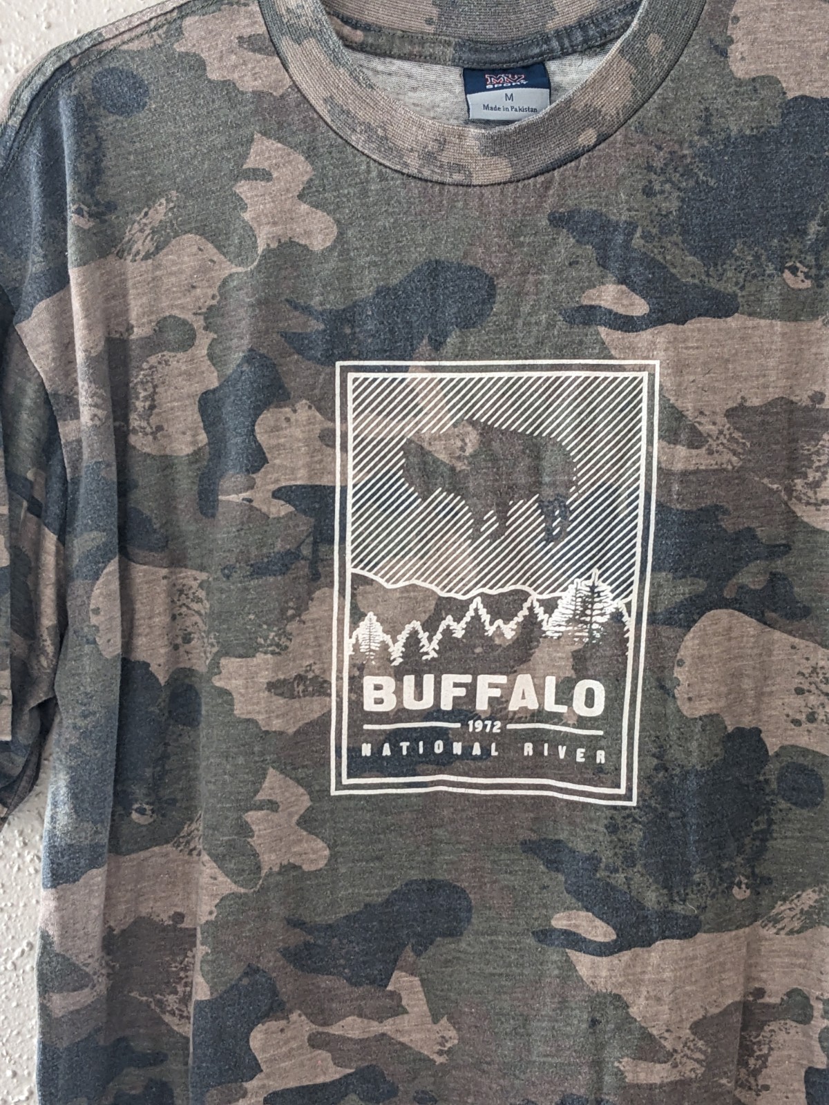 MV Sport Camo Buffalo National River Graphic T-shirt gallery