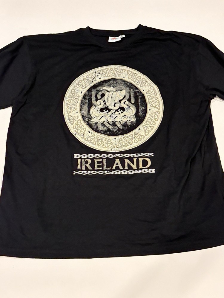 Traditional Craftswear Irish Celtic Pride Viking Shirt – Black XL relaxed Fit