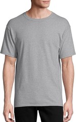 Hanes Men Crew neck T-Shirt 4-Pack ComfortSoft 100% Cotton Heavyweight Tee Plain