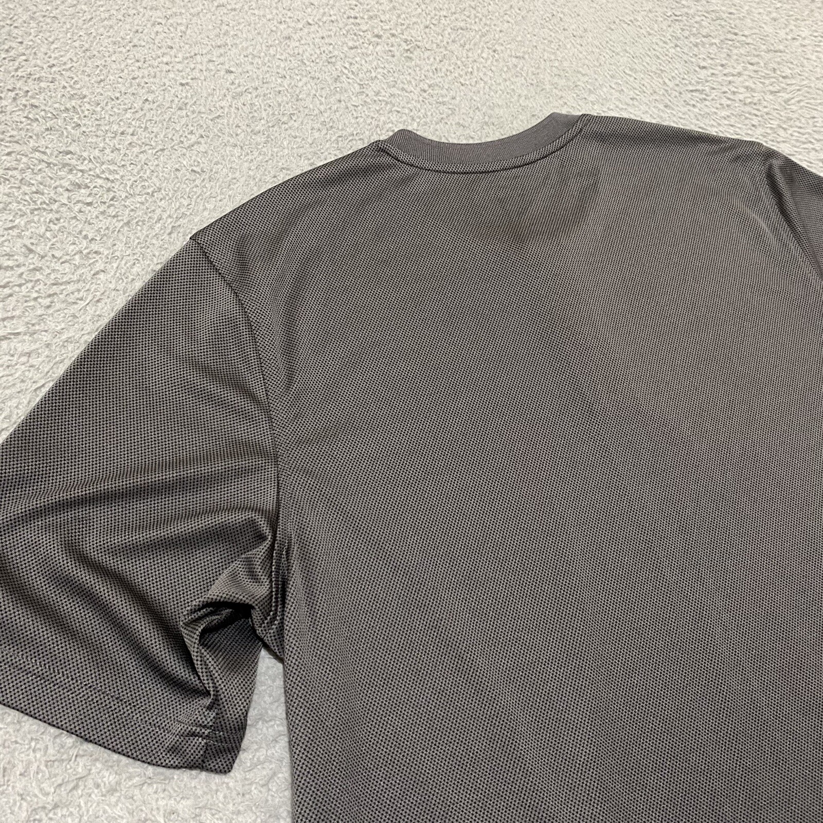 Croft And Barrow Shirt Mens Large Gray Henley Quick Dry Short Sleeve gallery