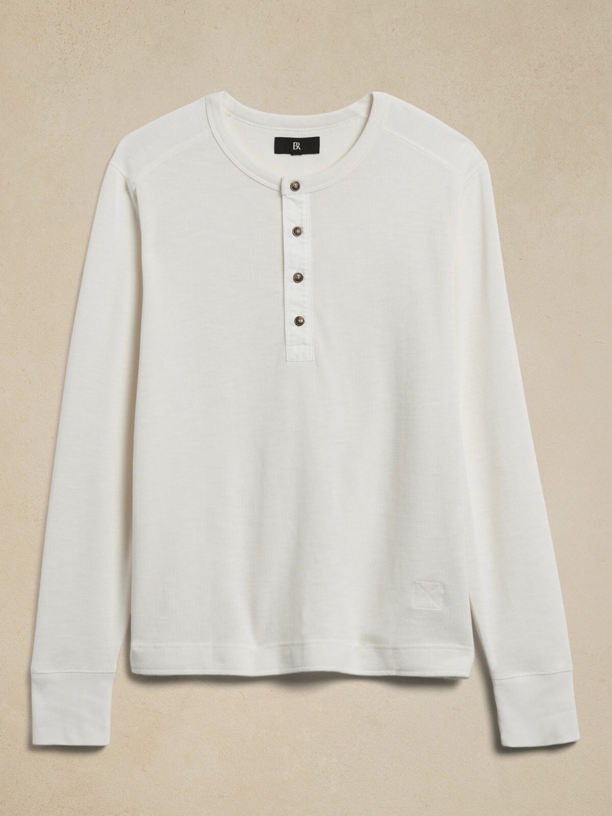 BANANA REPUBLIC Double-Knit Henley T-Shirt #734154 gallery