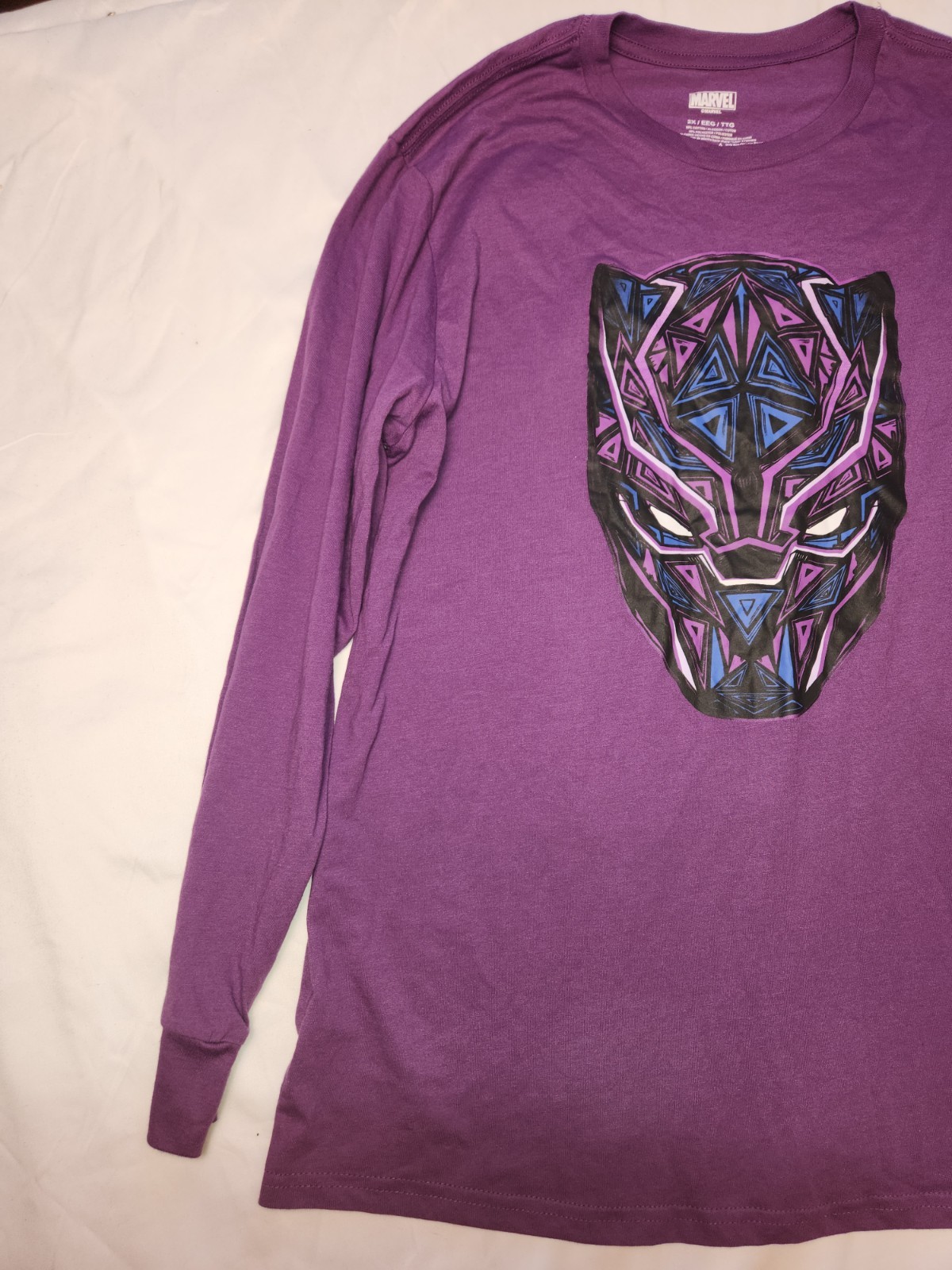 Marvel Black Panther Long Sleeve Shirt Sz 2xl purple gallery