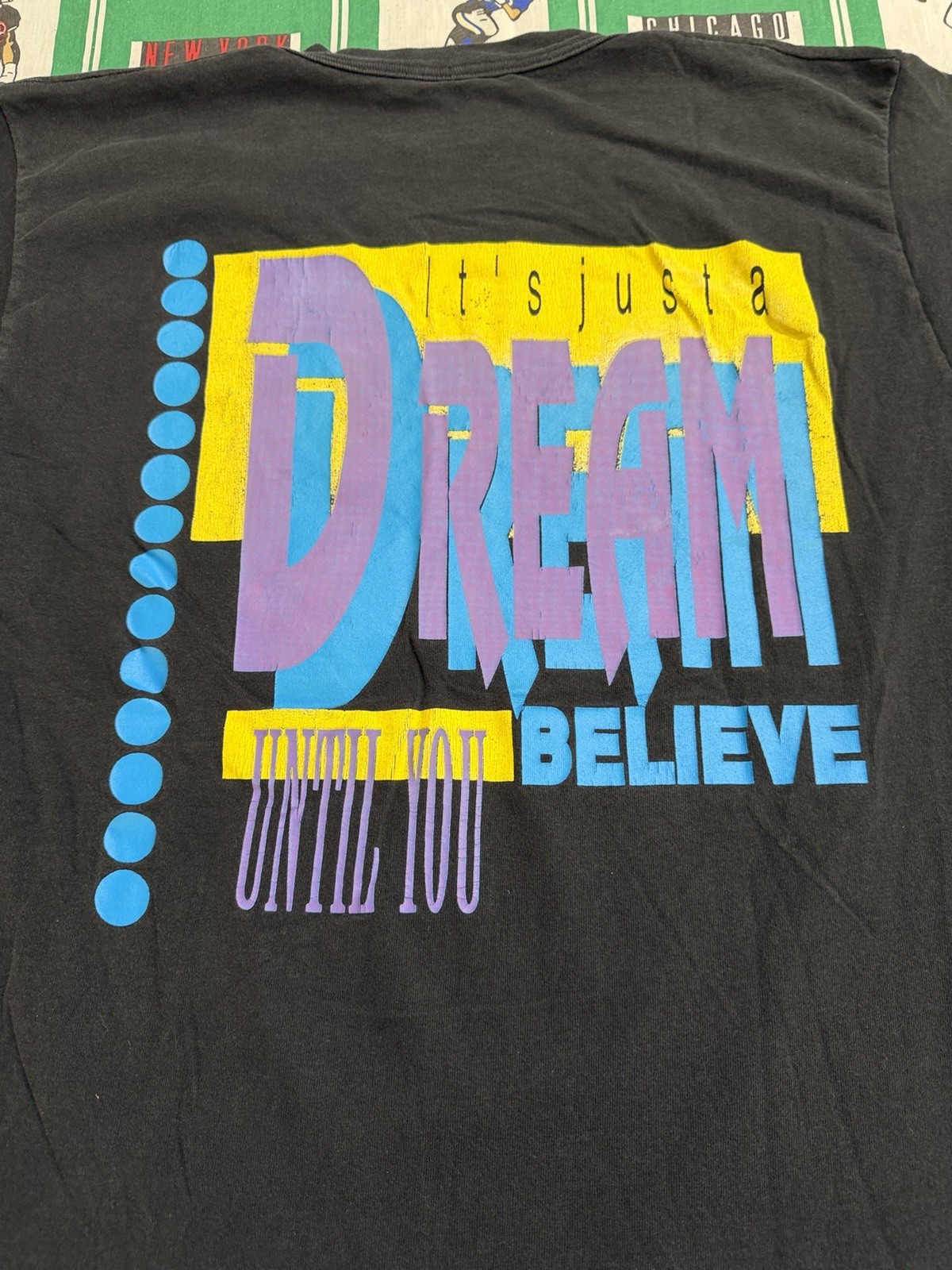Fruit of the Loom 80s 90s Toymaker's Dream Double-Sided Graphic Black Men's L gallery