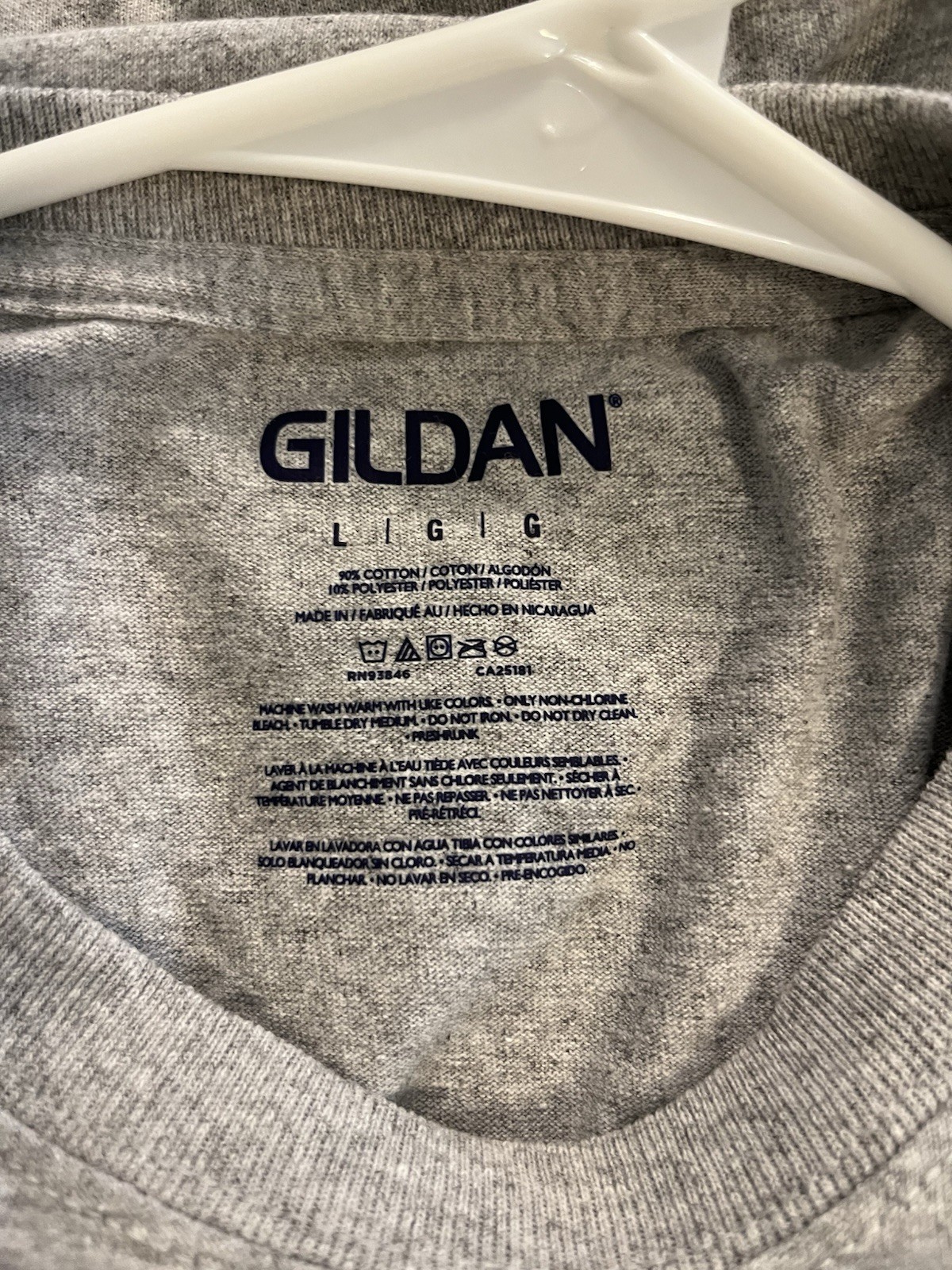 Gildan Grey Mens Heavy Cotton Plain Solid Short Sleeve Casual Blank T-Shirt gallery