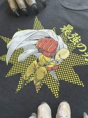 One Punch Man Yusuke Murata SHUEISHA 3D Mini Graphic Men’s T Shirt Size Large L