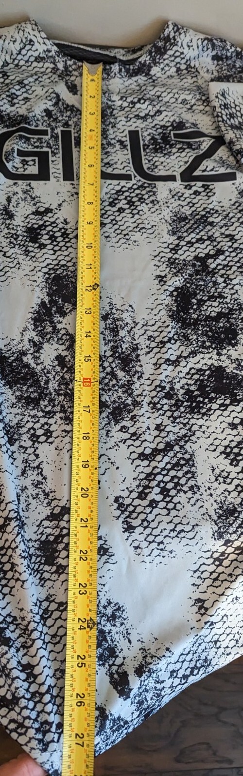 Gillz Men's LS UV Tournament Series V2 Gray Grunge Print L/S Fishing Shirt Sz XL gallery