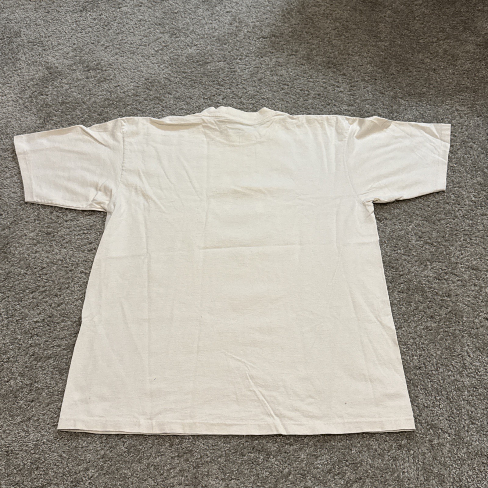 Vintage 1994 Blooming Bear Flower Animal Nature White T-Shirt Maze Brand XL gallery