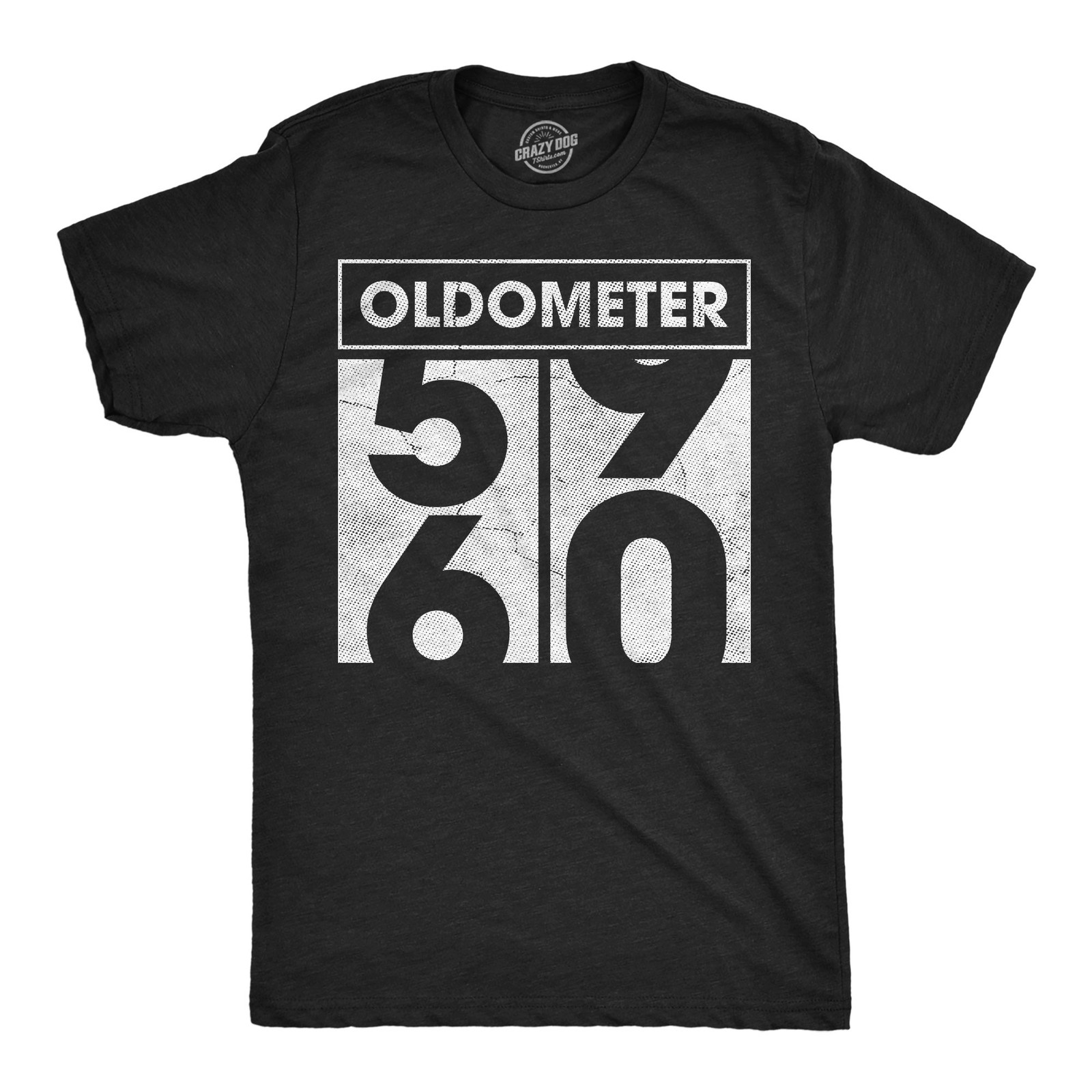 Mens Funny T Shirts Oldometer 59 to 60 Sarcastic Birthday Graphic Novelty Tee