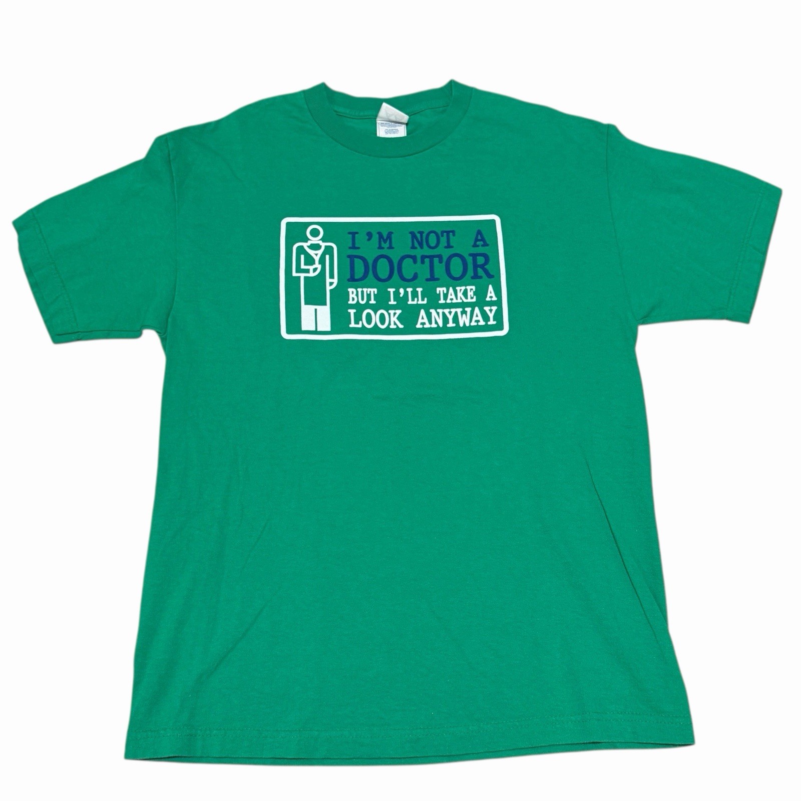 90s 00s Y2K Parody T Shirt “I’m Not A Doctor But I’ll Take A Look” Sex Tee