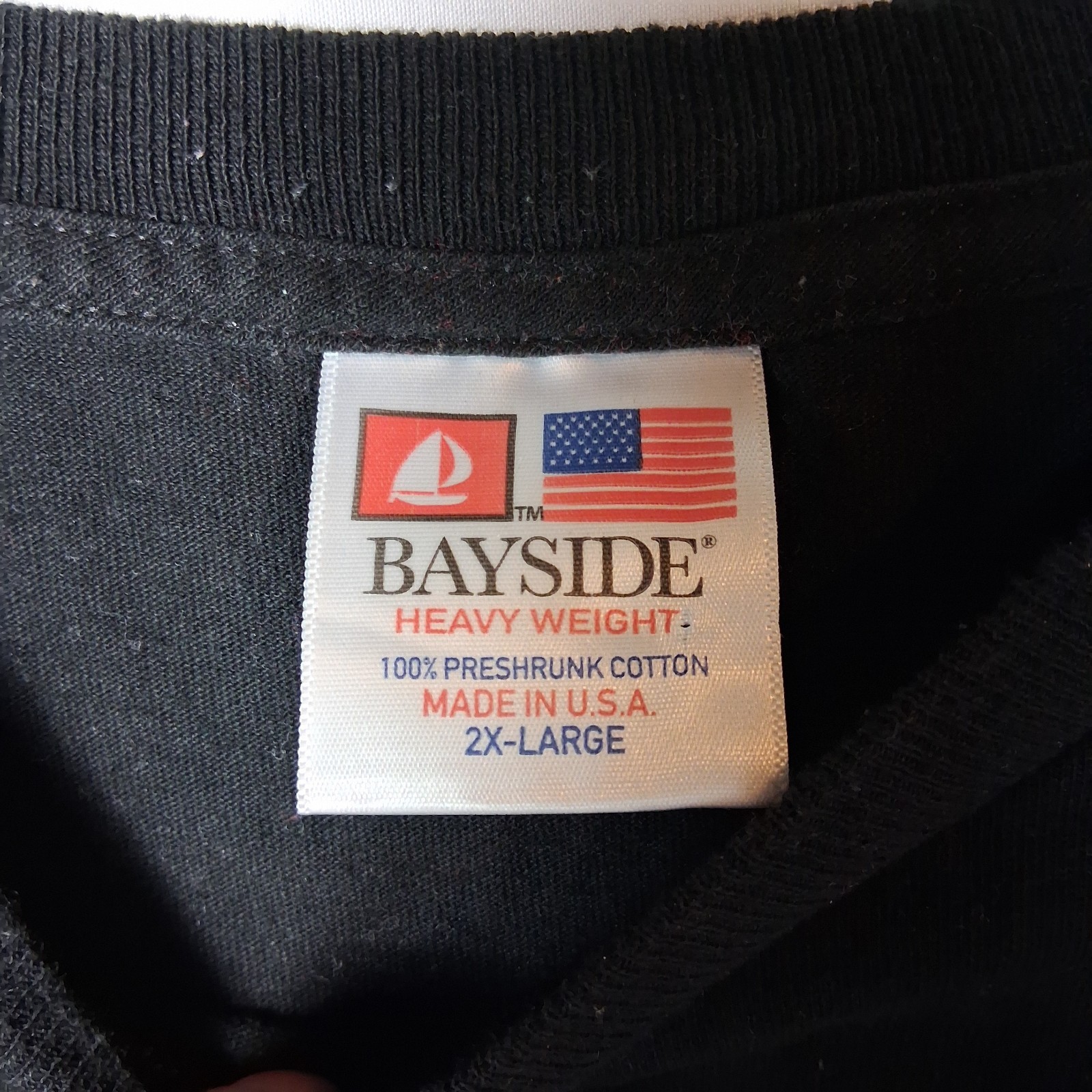 Vintage Sway Shirt Men's XXL Stay Wealthy All Year Bayside Heavyweight USA 90s gallery