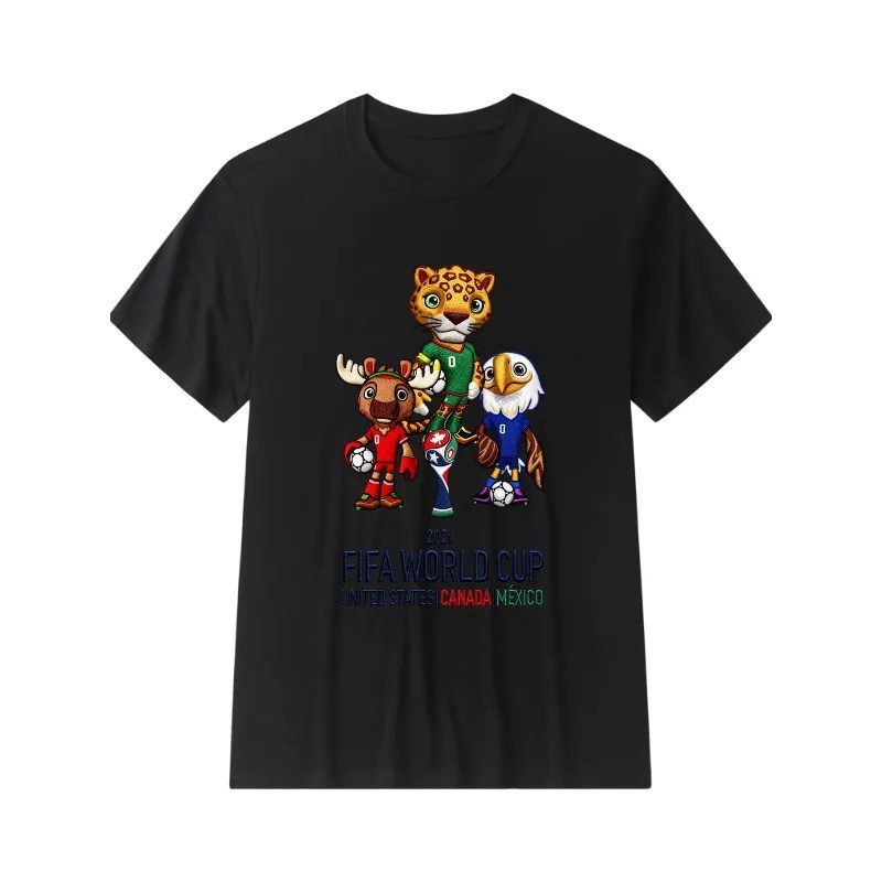 Funny 2026 FIFA World Cup UNITED STATES CANADA Graphic Unisex T-Shirt SIZE S-5XL gallery