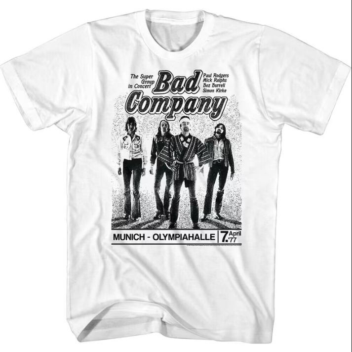 Bad Company Munich Concert Adult Unisex T-shirt All Size S to 5XL 1L381 gallery