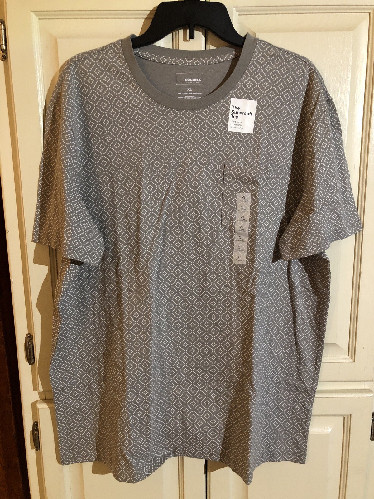 Sonoma Tee Shirt Gray XLarge Mens $20 (s-rd-24-39) gallery