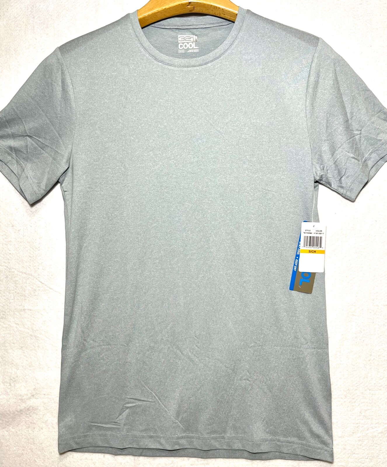 32 DEGREES Men's T-Shirt Quick Dry Soft Stretch Crew Neck Anti Odor / Static NWT gallery
