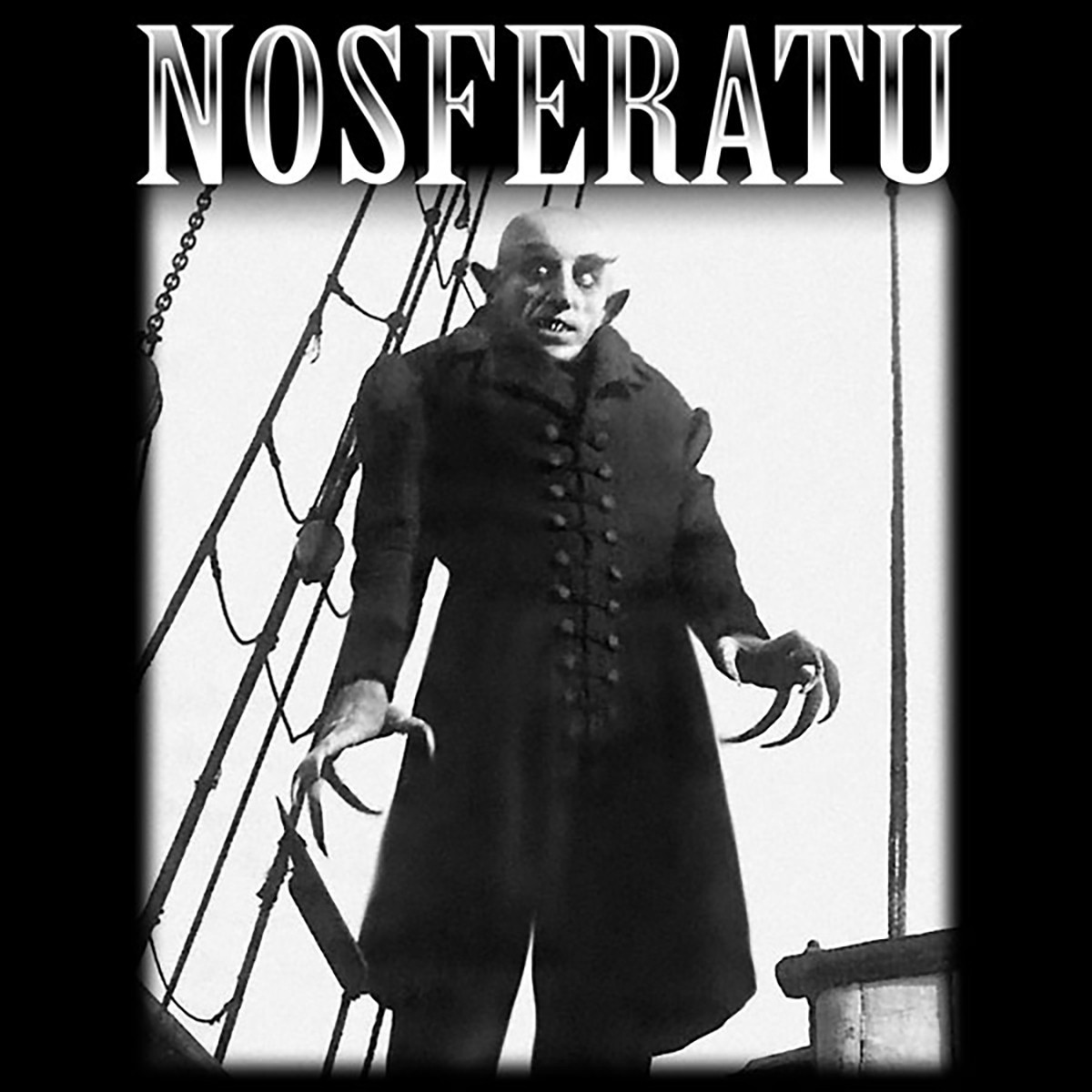 Nosferatu on the Demeter Shirt Vampire Count Orlok Max Schreck FW Murnau NFT675