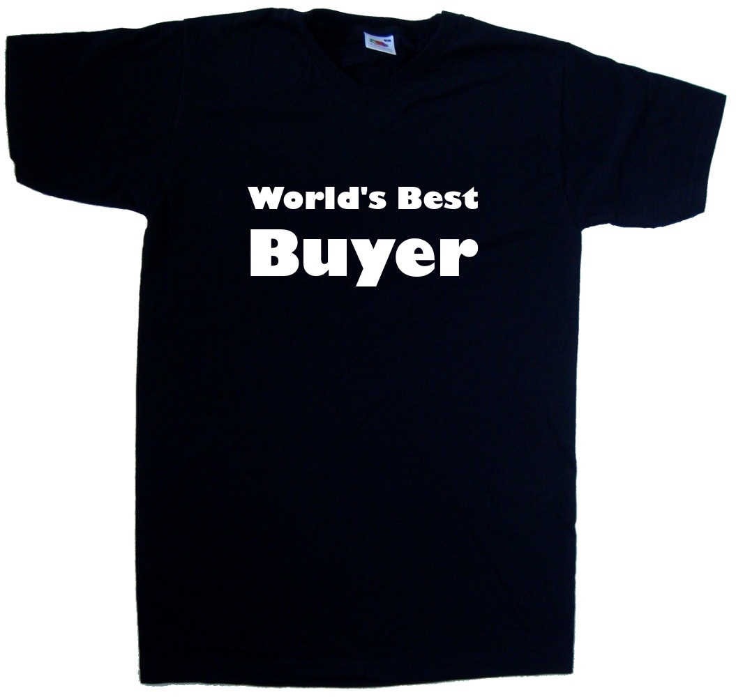 World's Best Buyer V-Neck T-Shirt gallery