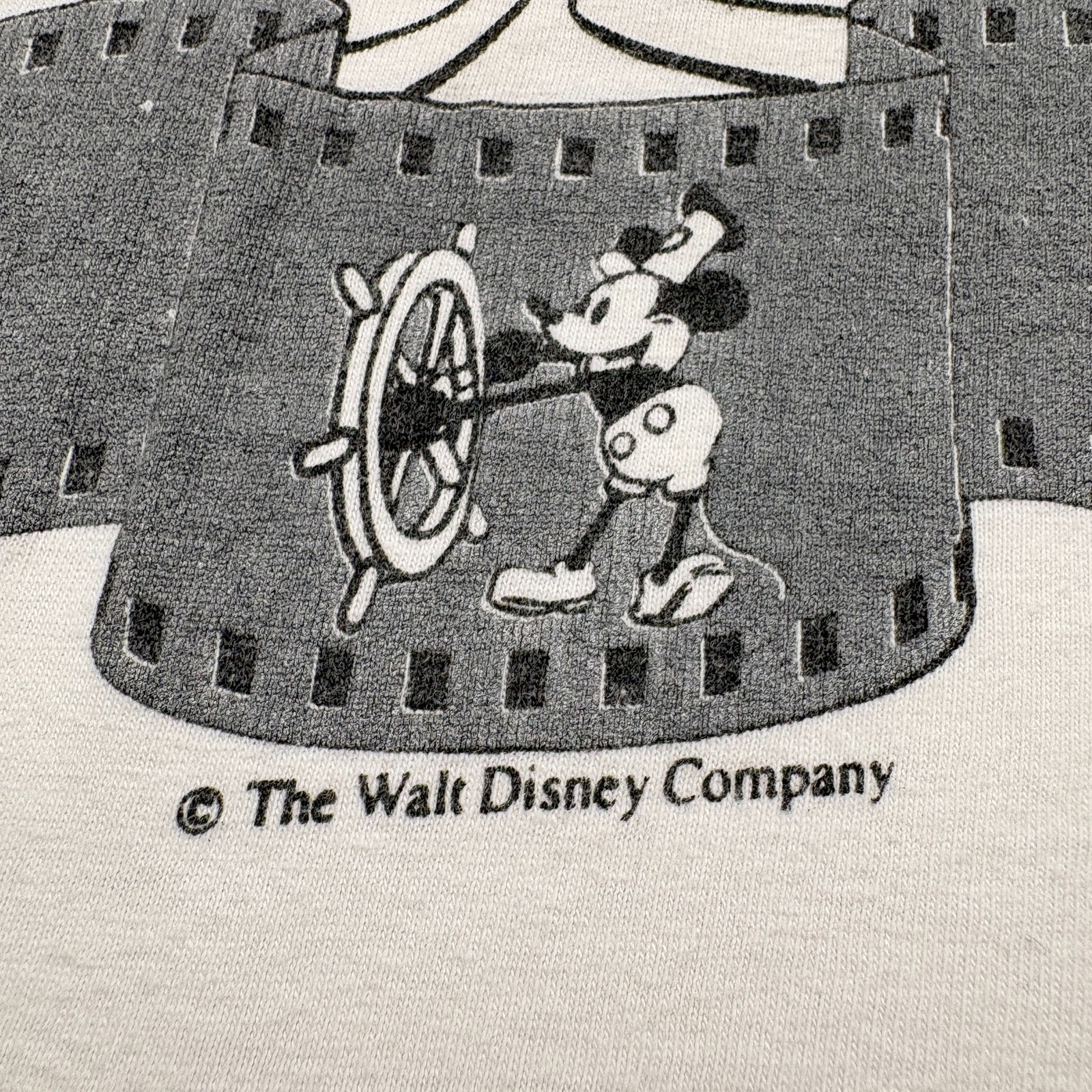Vintage 90s T-Shirt Mens OSFA Disney Mickey Mouse Sixty Years With You Crew Neck gallery