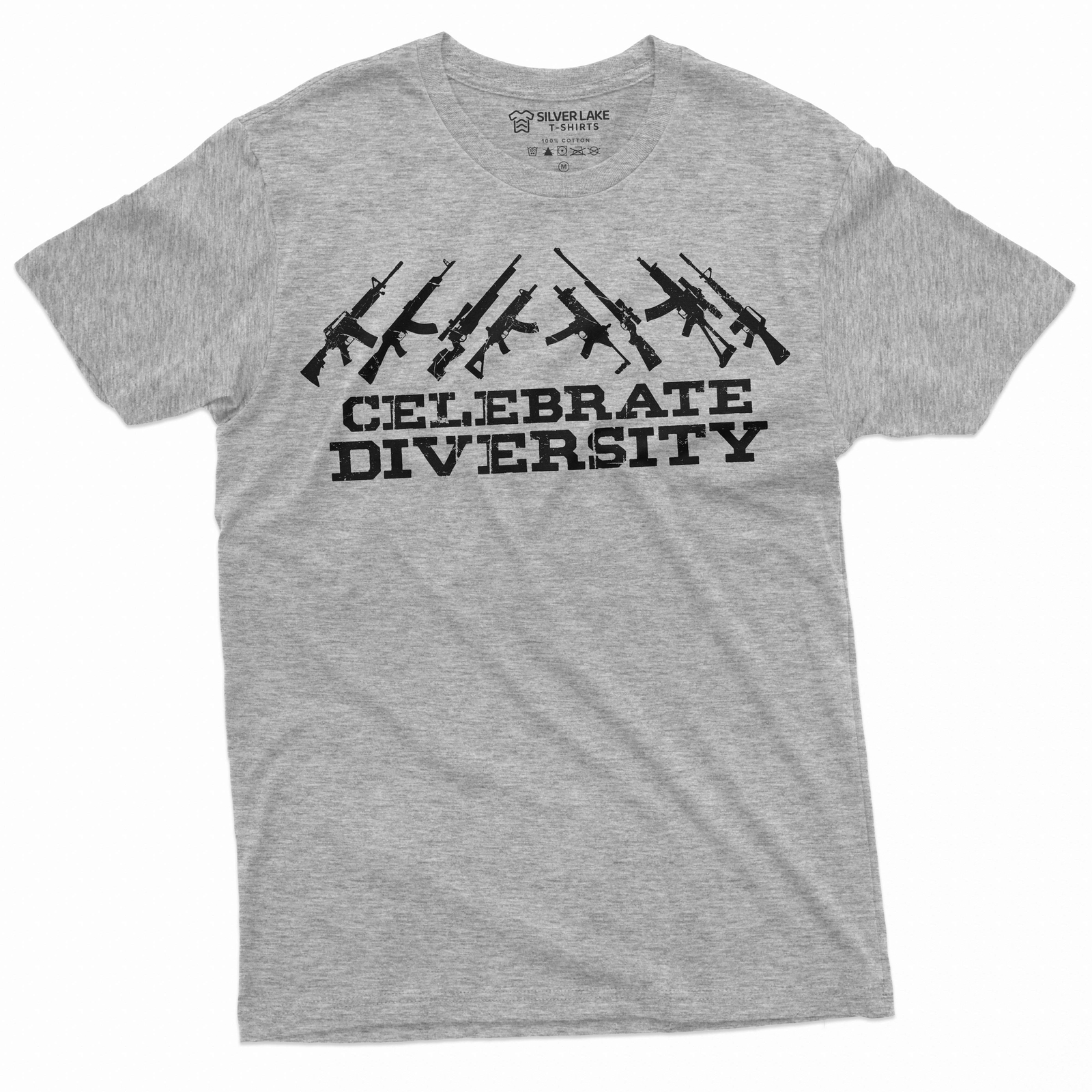 Men's Celebrate Diversity Guns Riles Tshirt Pro 2nd Amendment constitutional tee gallery