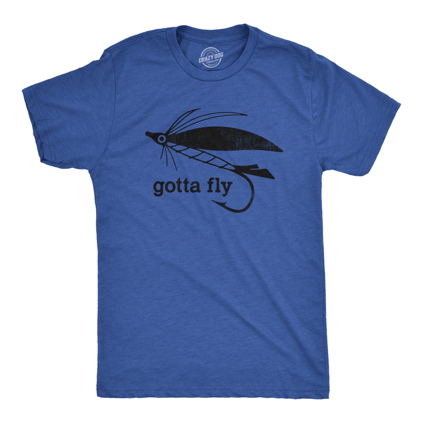 Mens Gotta Fly T Shirt Funny Fisherman Fishing Lure Tee for Guys gallery