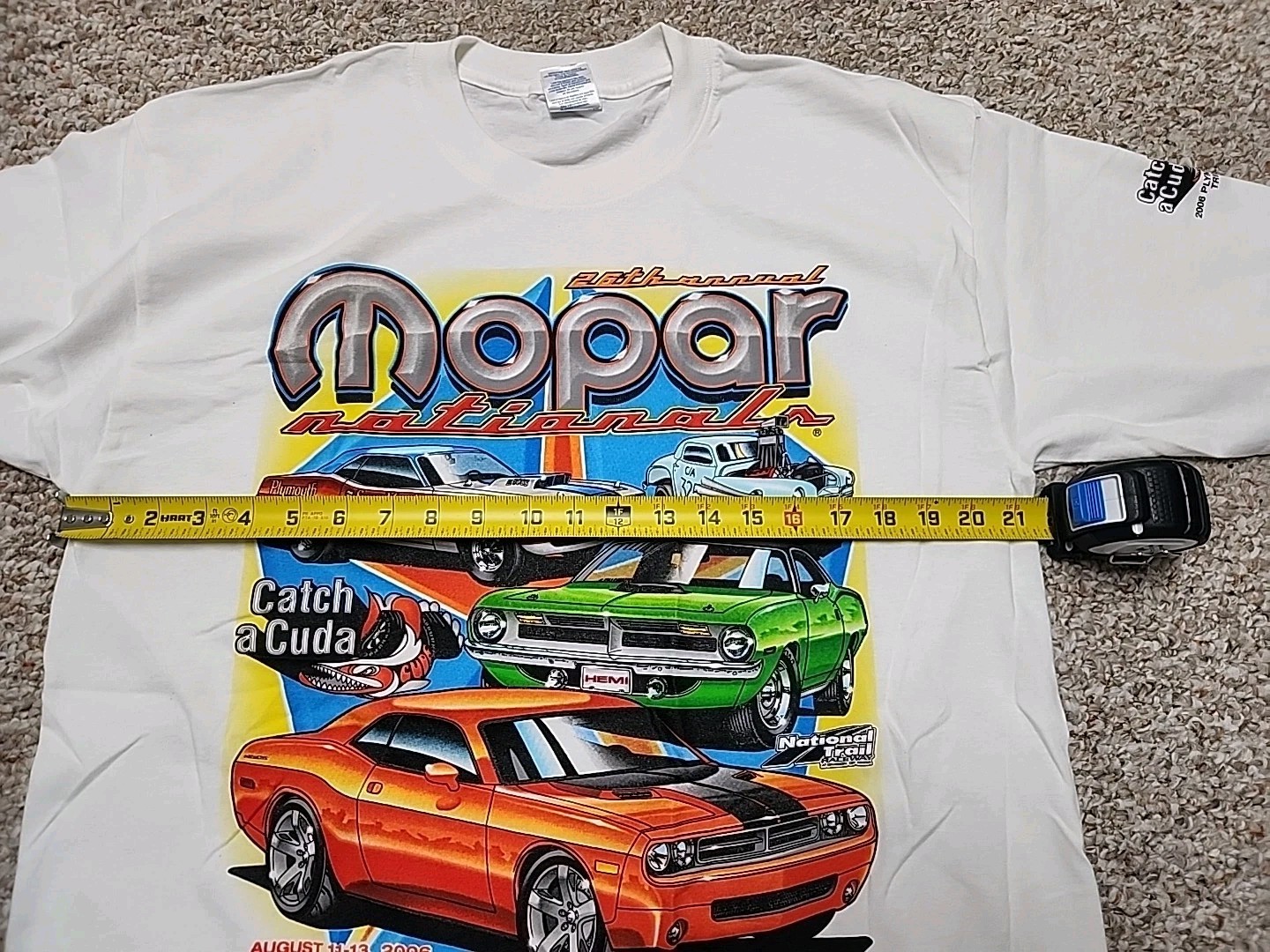 2006 Gildan Mopar Nationals 26th Annual Tee Double Sided Graphic Large gallery