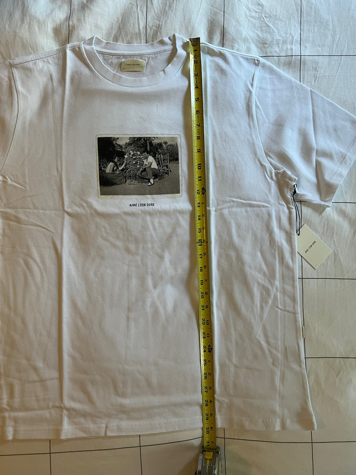 Aime Leon Dore ALD / Spring Photo White Short-Sleeve Logo Tee T-Shirt XXL SS23 gallery