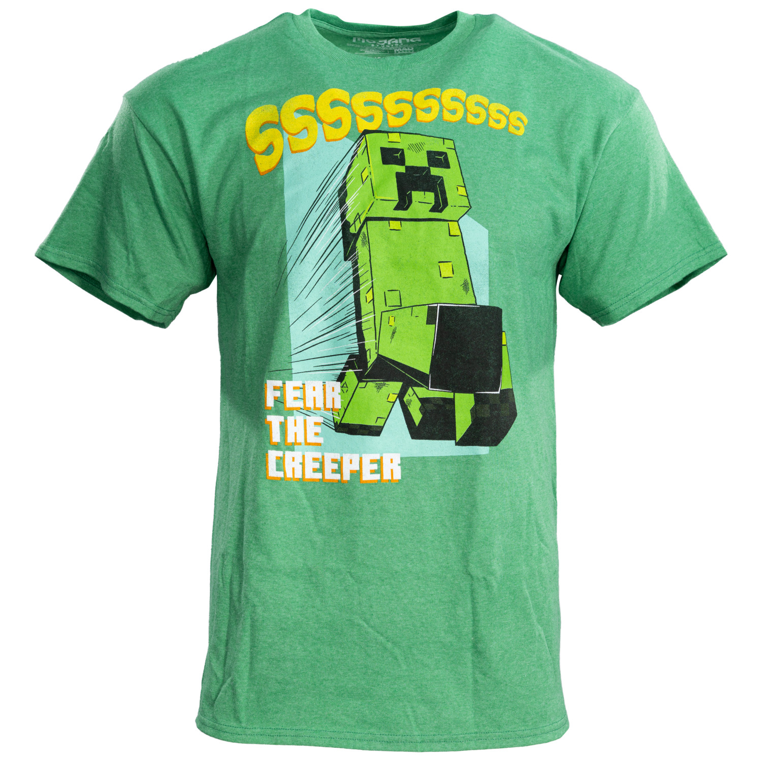 Minecraft Fear The Creeper Glow in Dark 2 Piece Adult T-Shirt Set gallery