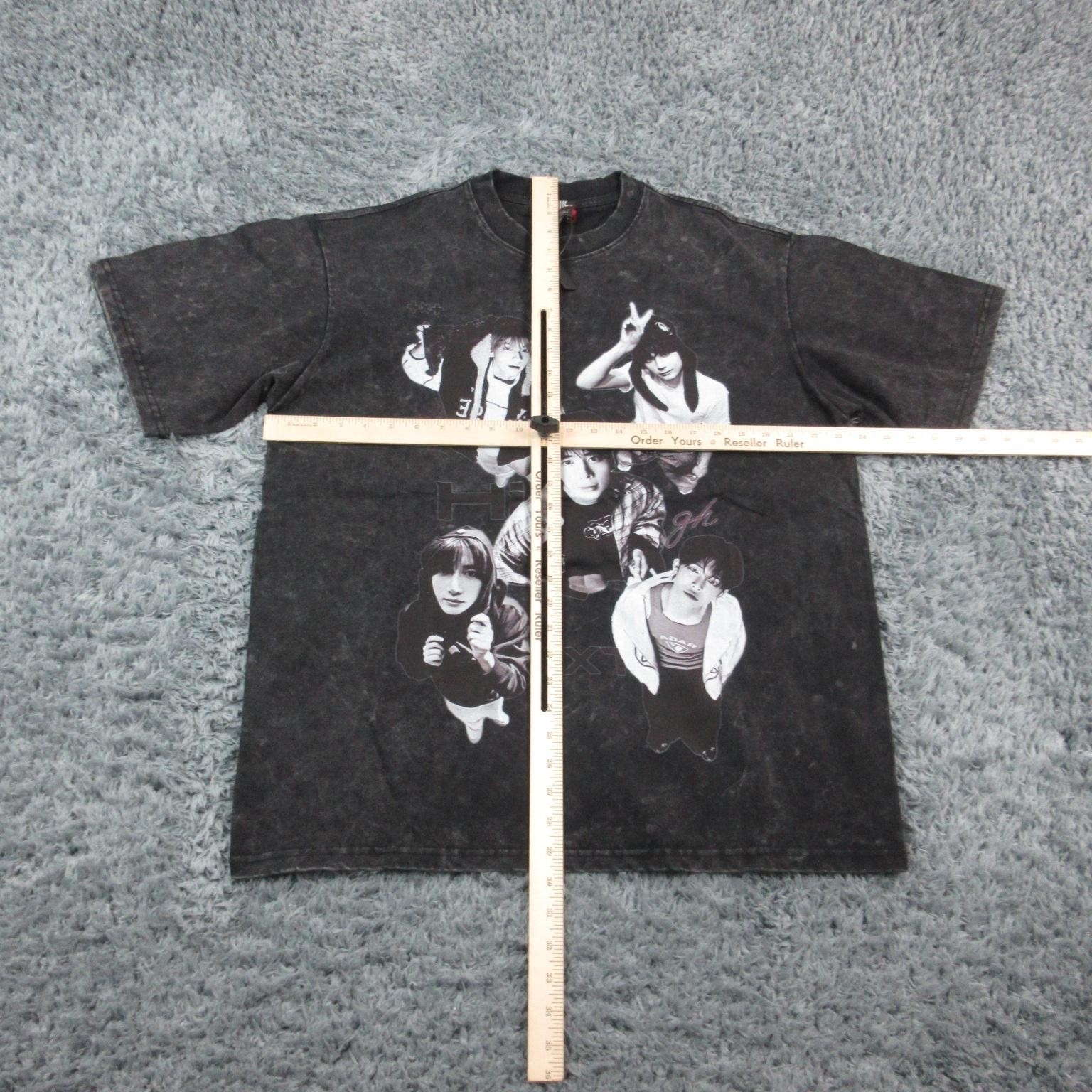 Giant Shirt Mens 2XL Black Graphic Photo Extra Heavyweight Cotton Tee Band NWT gallery