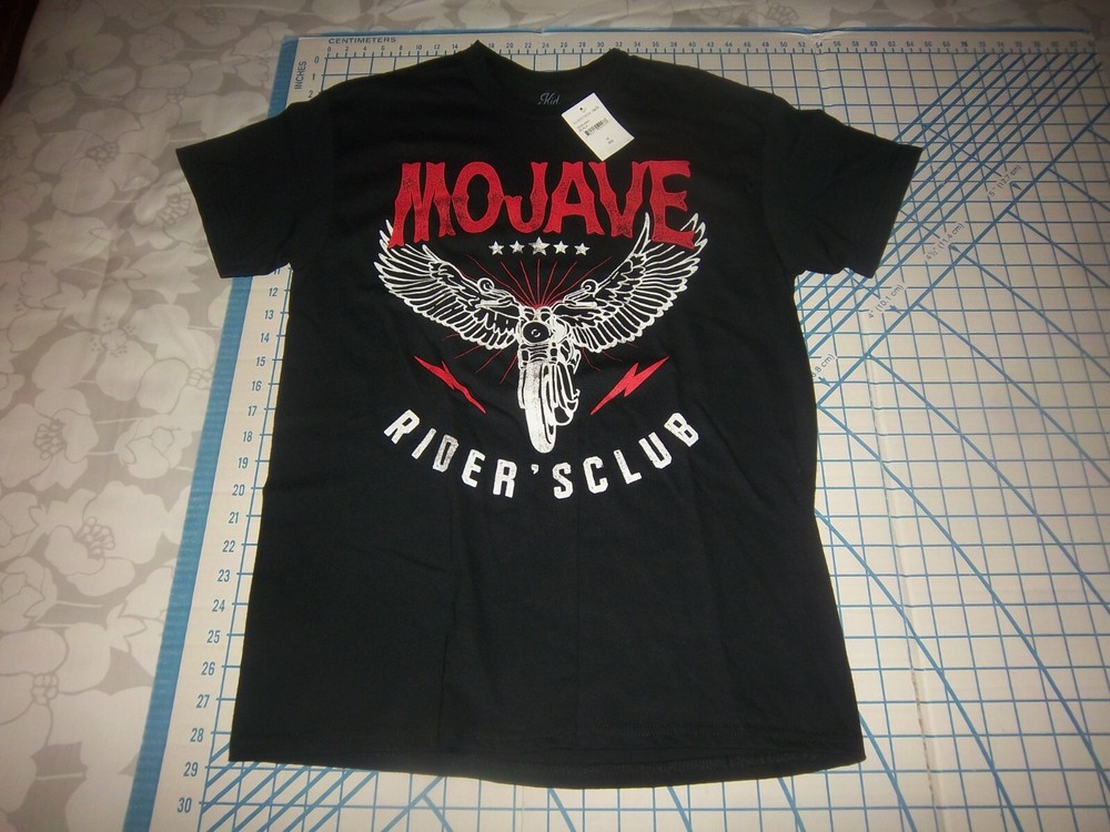 MENS SMALL BLACK KID DANGEROUS MOTORCYCLE CLUB THEMED T-SHIRT – NWT