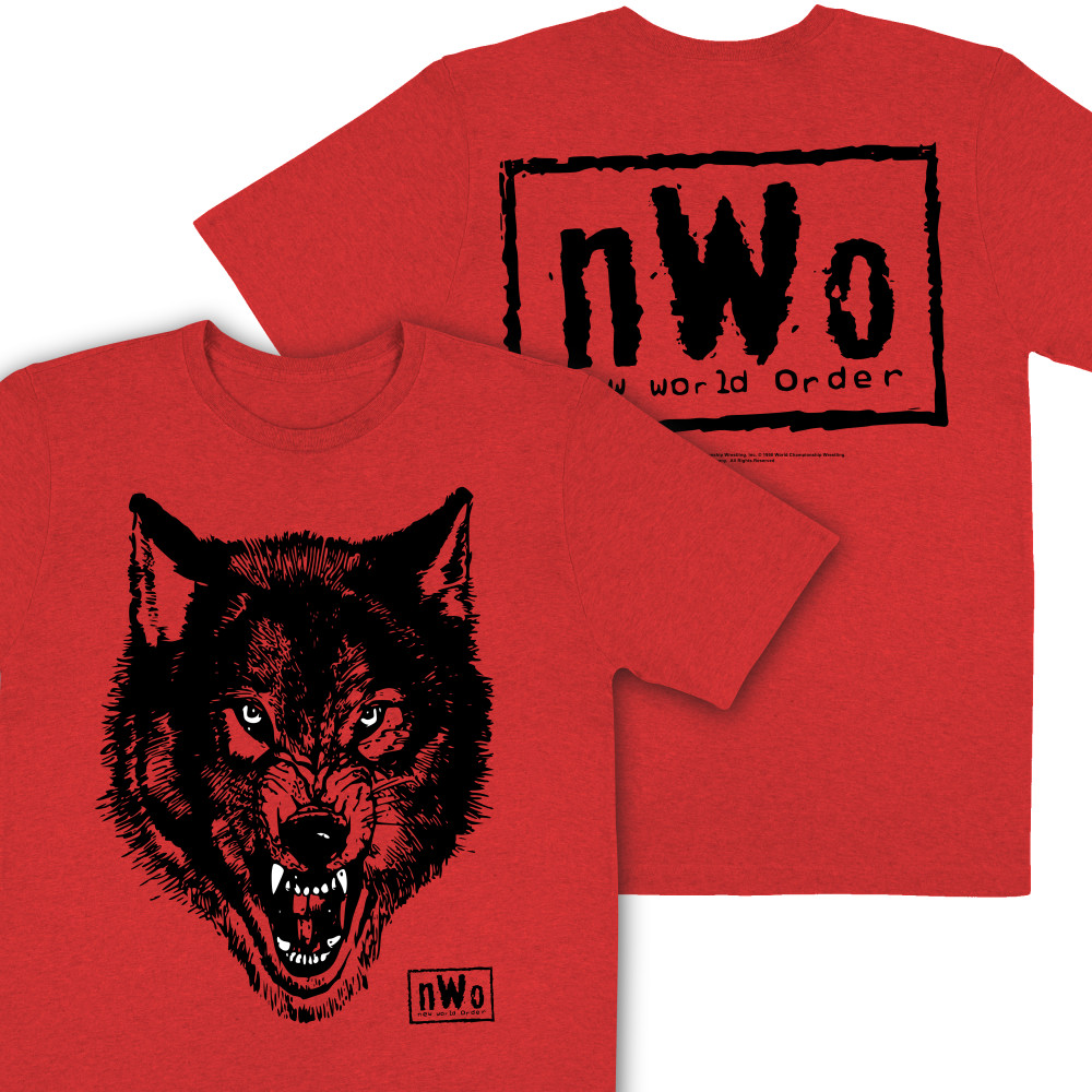 NWT nWo Wolfpack New World Order WCW Retro Logo Wrestling WWE WWF Shirt S-5XL