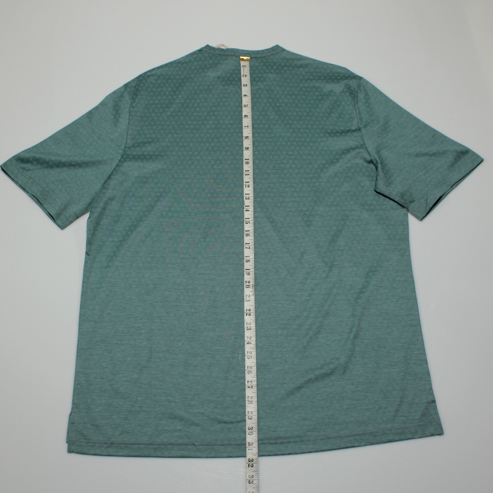 Italo Ferretti NWT Short Sleeve Crew Neck T-Shirt Size XL in Green 100% Cotton gallery