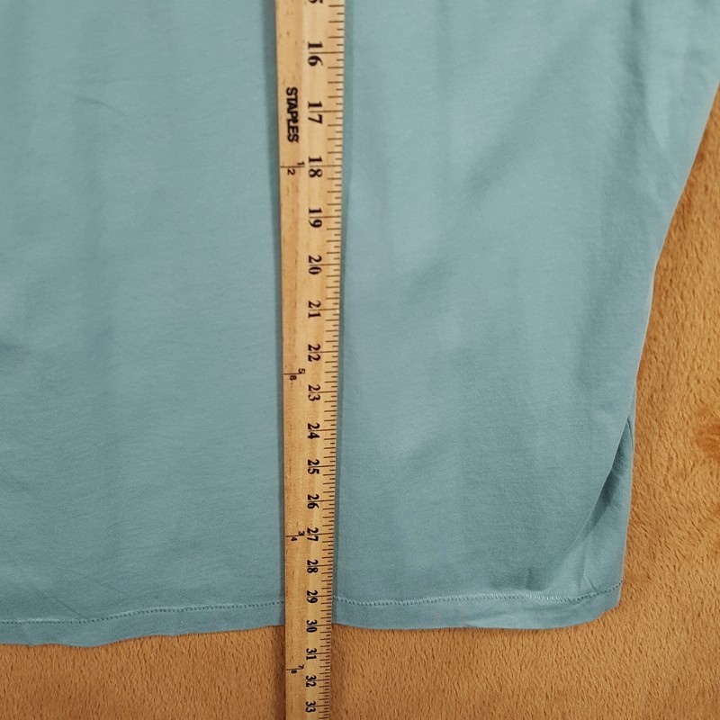 BLOOMINGDALES Shirt Mens XXL Green Pullover Crew Short Sleeve Supima Cotton Tee gallery
