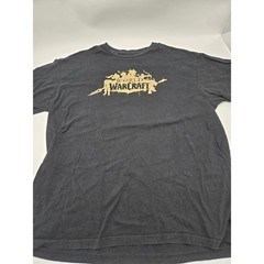 Blizzard World Warcraft Graphic T-Shirt Mens XL 15th Anniversary W15 Black Gold