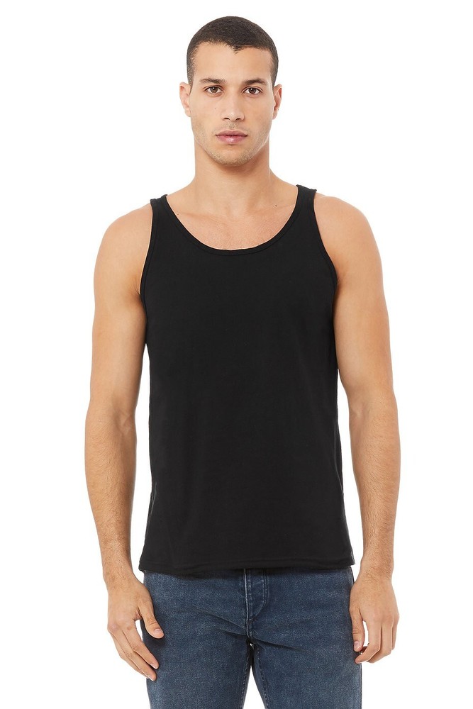 3 Pieces – BELLA + CANVAS 3480 Jersey Tank – Black
