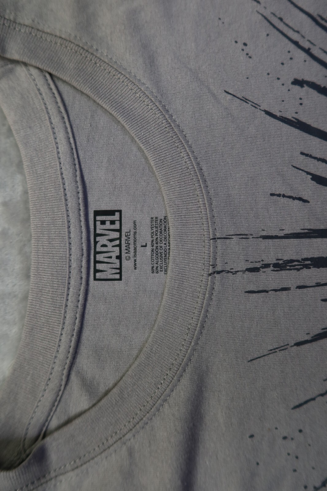 Marvel Captain America Running Gray T Shirt Men's Size L New NWT gallery