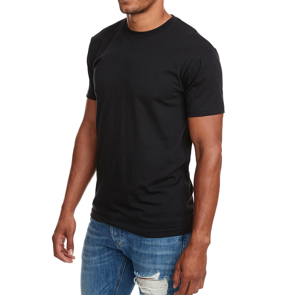 The Next Level Men's T-Shirt Cotton Blend Casual Crew Neck Premium Tee N6210 gallery