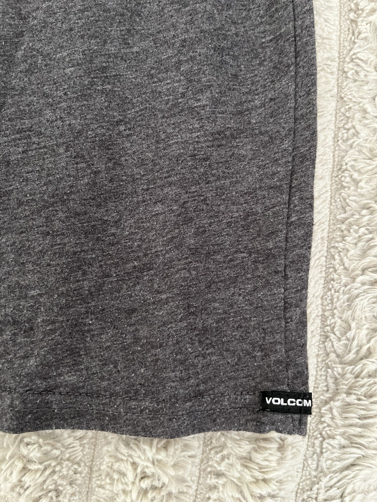 Volcom Stone True To This T Skeleton MCMXCI 1991 Women's Size Large Heather Gray gallery