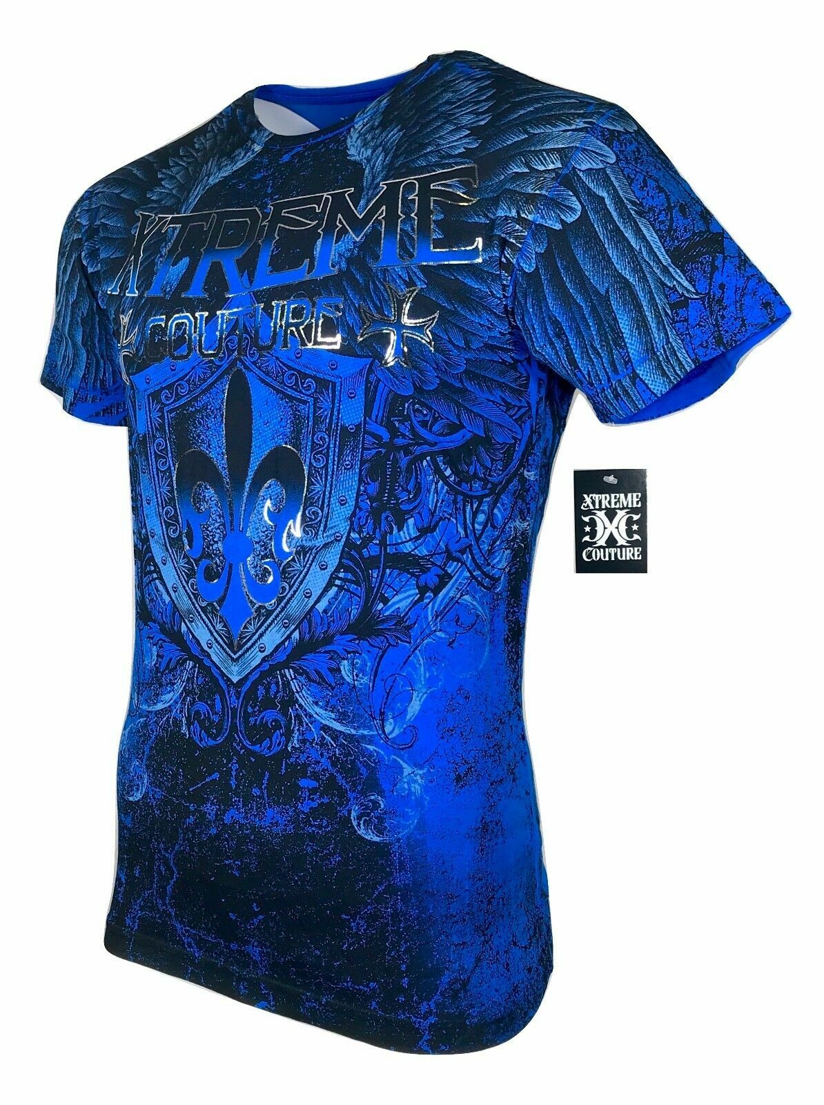 Xtreme Couture Affliction Men's T-Shirt COBU SMITHSONIAN Blue Tattoo Biker S-5XL gallery