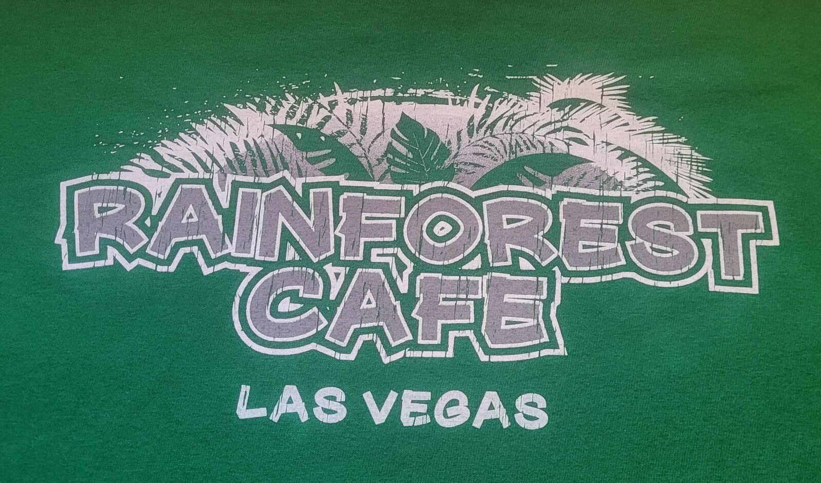 Rainforest Cafe Las Vegas T-Shirt Green XL Souvenir Short Sleeve Free Shipping gallery