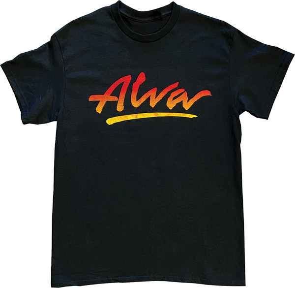 ALVA OG FLAME LOGO SS TSHIRT LARGE BLACK