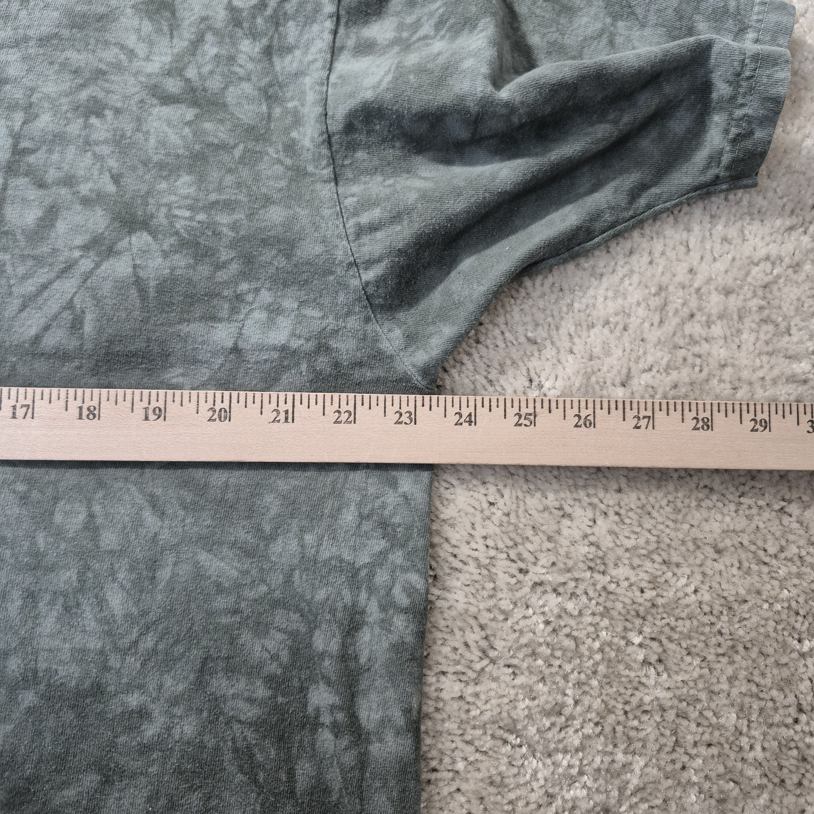 Vintage Liquid Blue Tie Dye Blank T Shirt XL Cotton 70s Hippie Music Festival gallery
