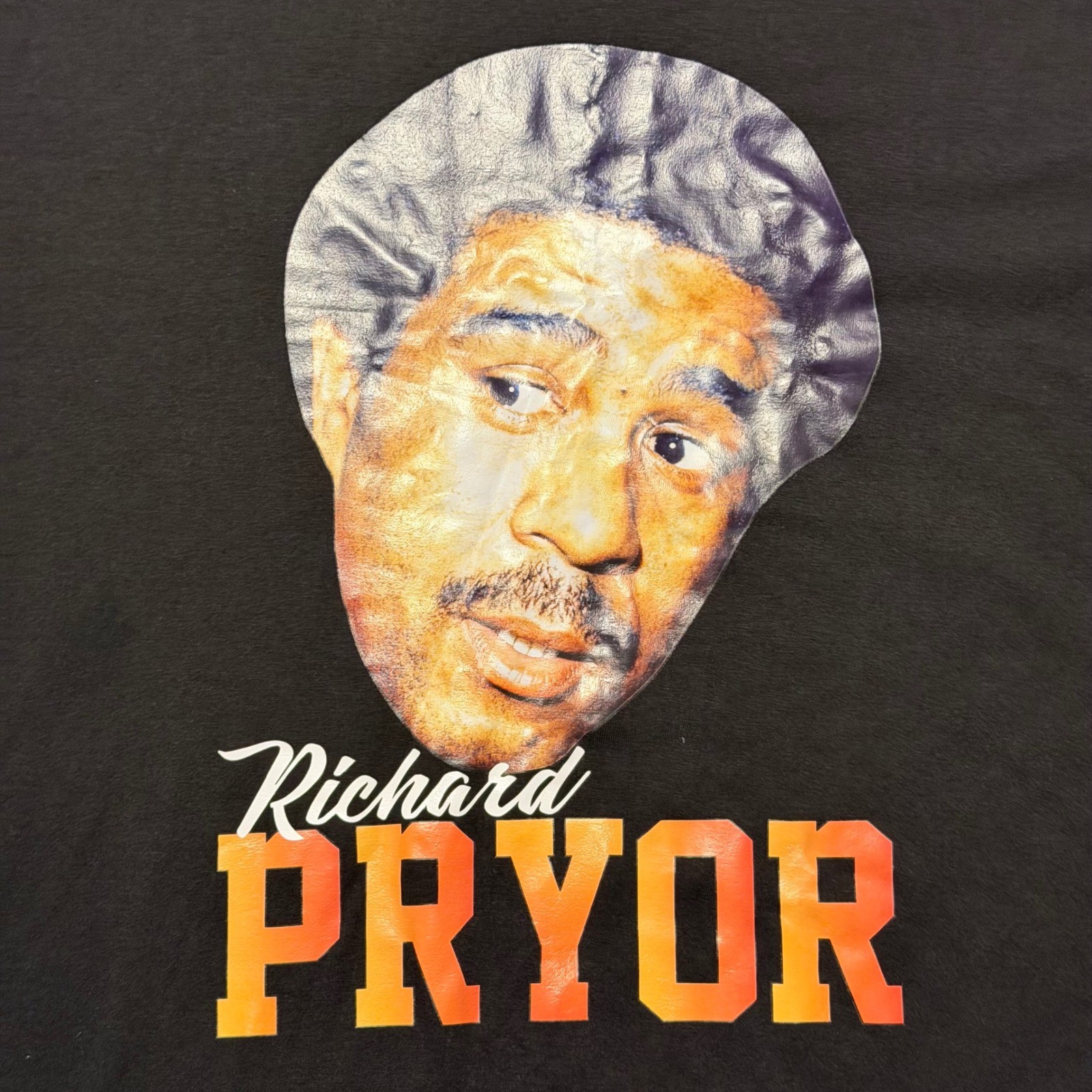 Richard Pryor Graphic T-Shirt Mens M Black Heavy Duty Cotton Magic Collection gallery
