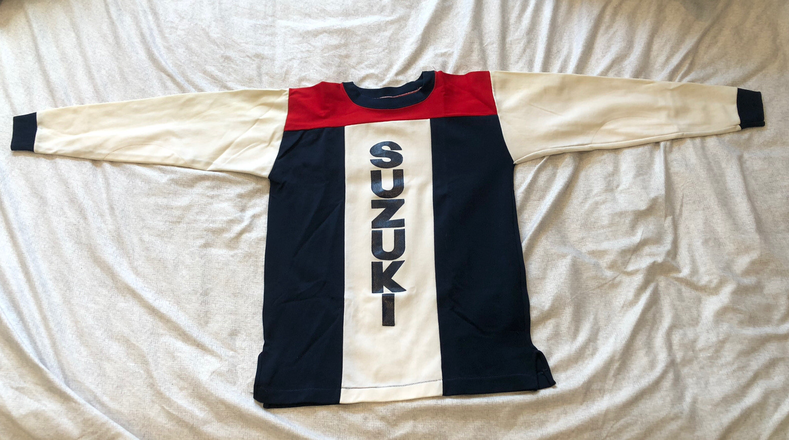 Vintage Suzuki Motocross Motorcycle Racing Dirt Bike Shirt Jersey MADE IN USA gallery