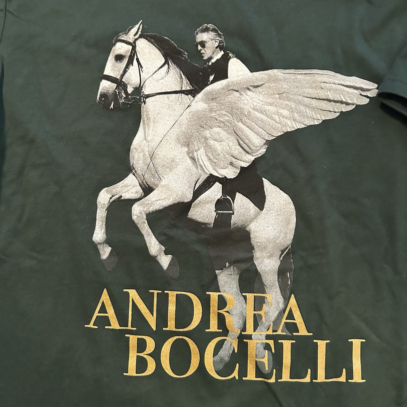 Andrea Bocelli Pegasus 30th Anniversary T-Shirt Size Large gallery